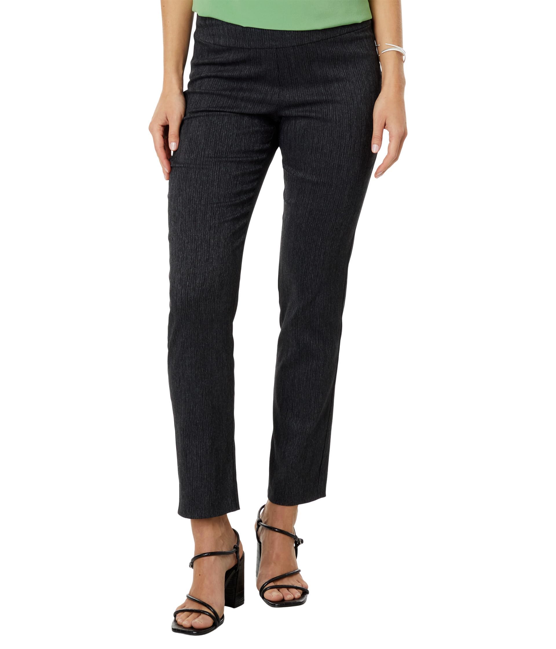 Krazy Larry Pull-On Ankle Pants Black Ash 1 8 28