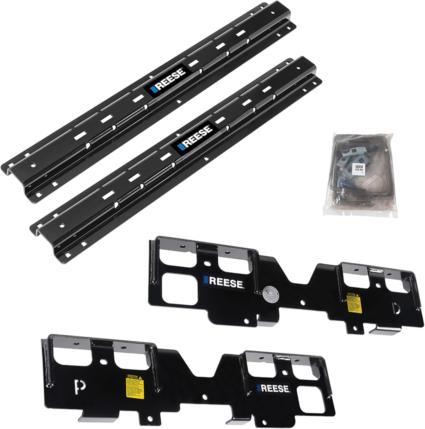 Reese 56015-53 Fifth Wheel Hitch Mounting System Custom Install Kit, Outboard, Compatible with Select Chevrolet Silverado : GMC Sierra