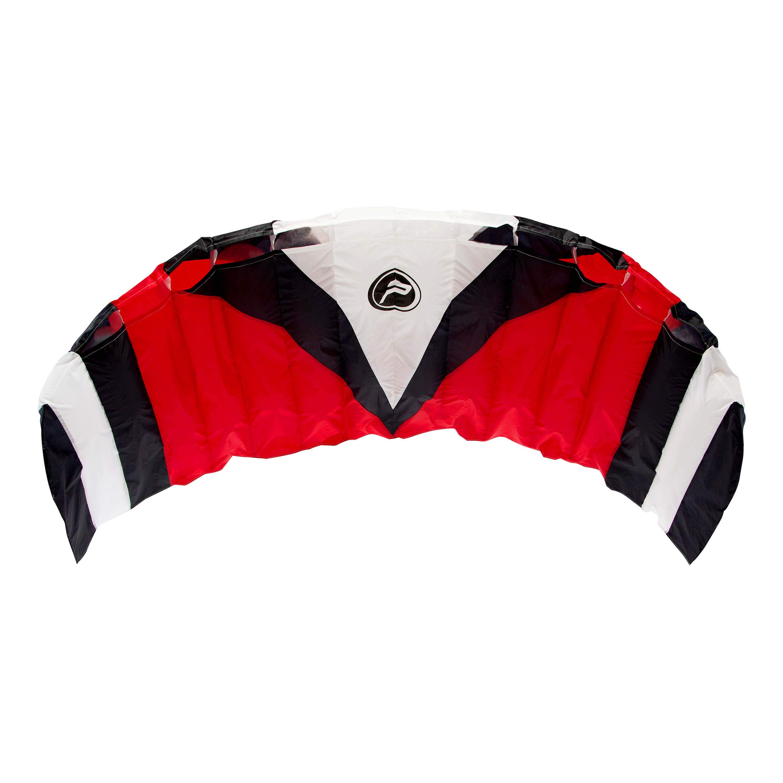 Wolkenstürmer Paraflex Sport 2.3 Alfombra de dirección roja/Blanca - Cometa para Adolescentes y Adultos
