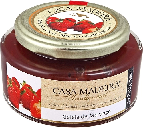 Geléia Casa Madeira Morango PDC 240g