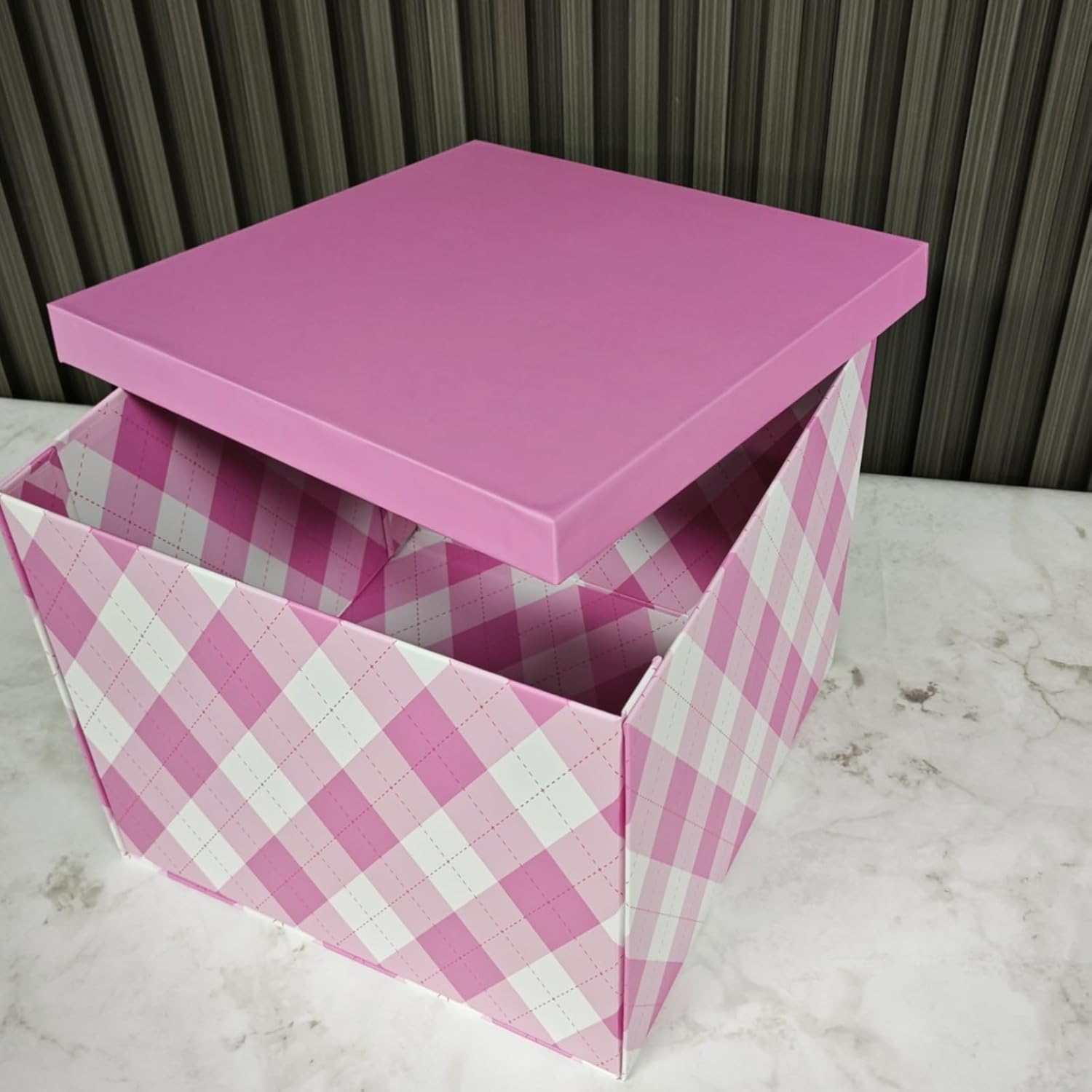 YINUOYOUJIA Large Gift Box 12x12x10Inches,Pink Gift Boxes with Lids for Presents,Cute Box,Birthday Gift Box,Gift Packaging for Valentine's Day,Mother's Day,Christmas,Anniversaries. - Image 8