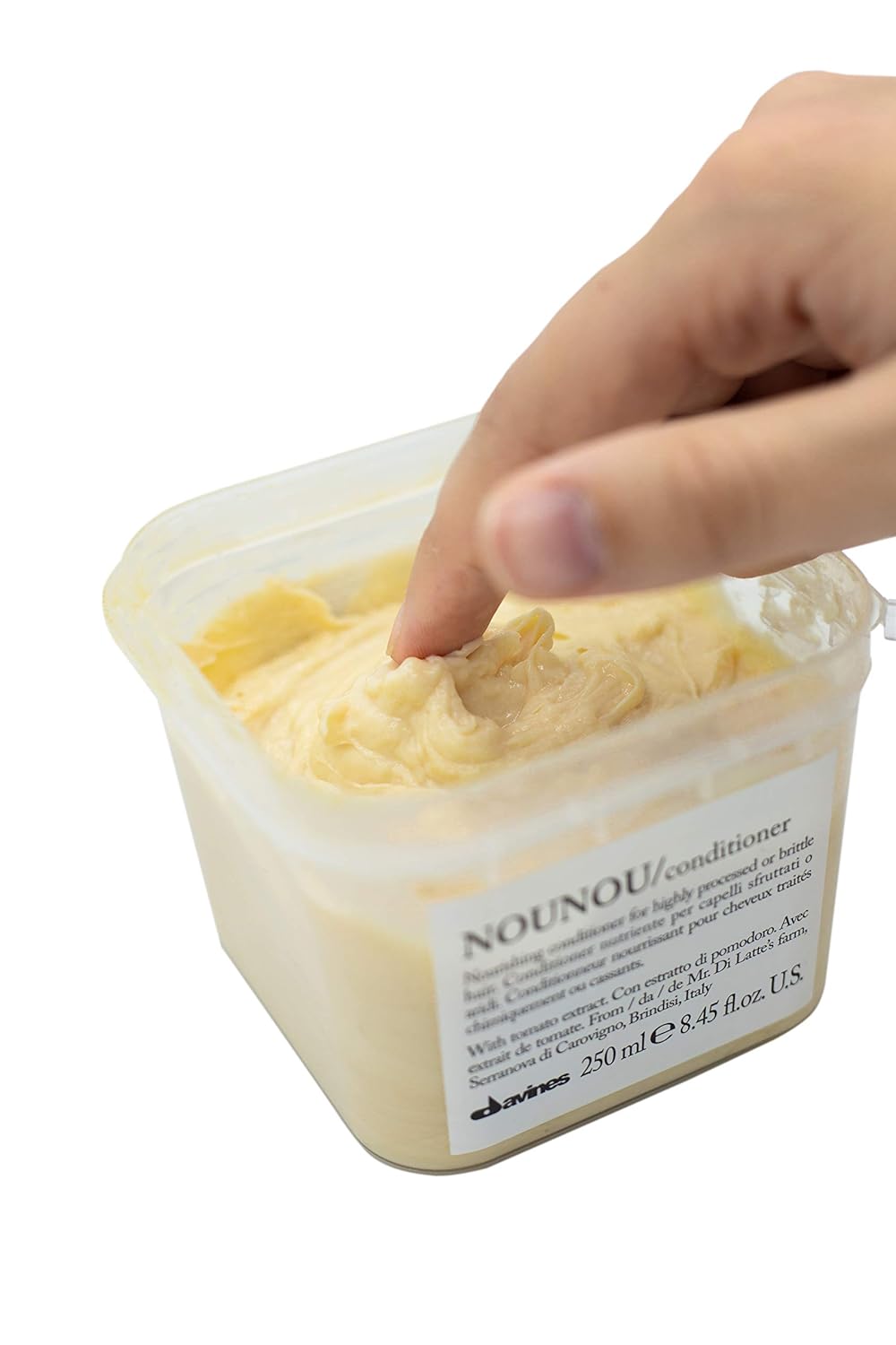 Davines NOUNOU Conditioner | Hydrating Deep Conditioner for Bleached, Permed, Relaxed, Damaged or Very Dry Hair | Replenishes Chemically Processed Hair | 2.5 fl oz : Everything Else