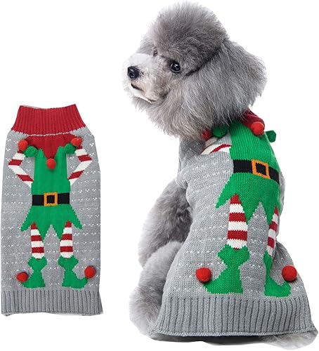 Suéteres de Navidad para perros y para gatos, ropa para cachorro de bufón disponible en Yaxa Costa Rica