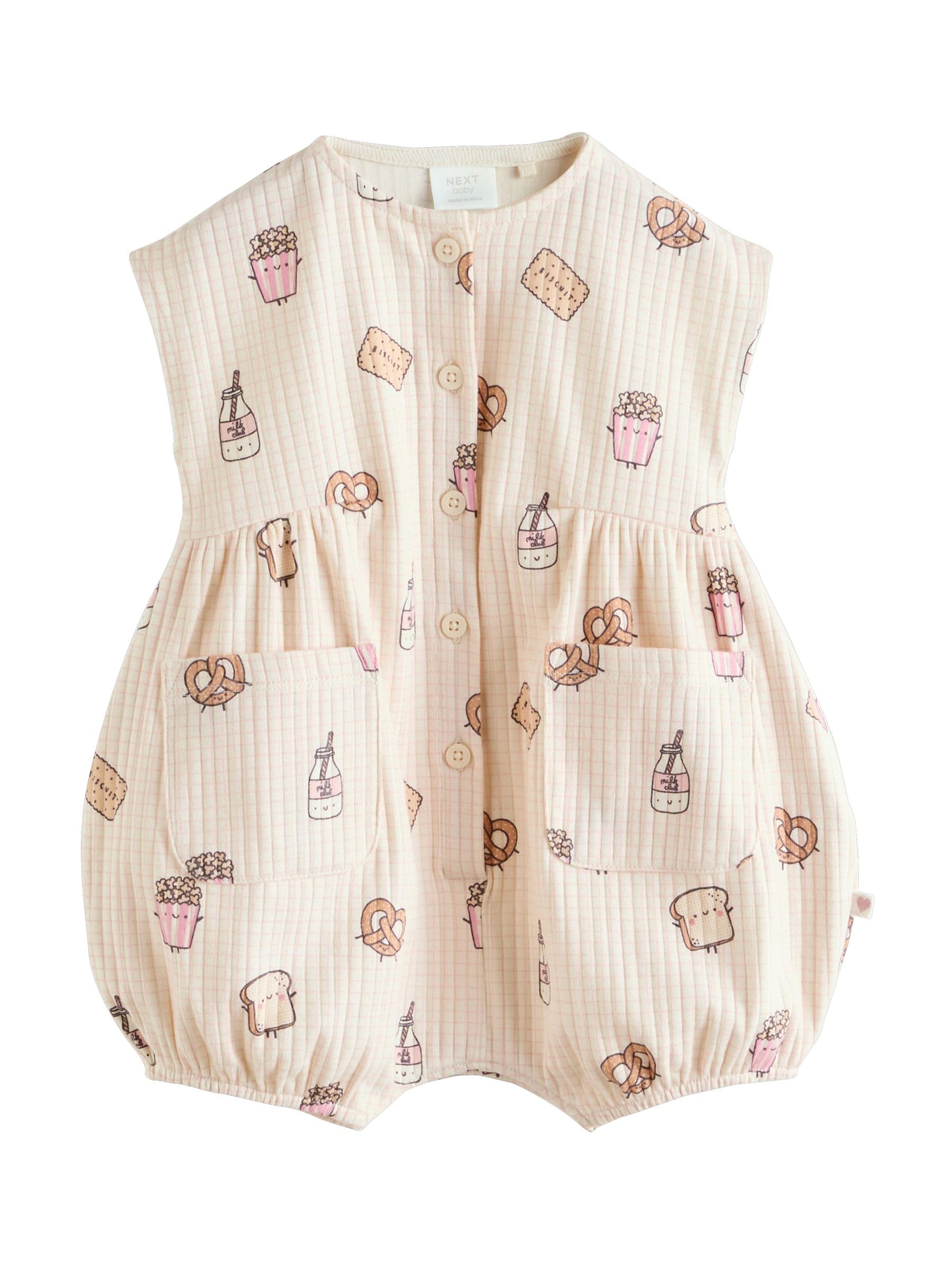 NEXT Baby Mädchen Strampelanzüge im 3er-Pack
