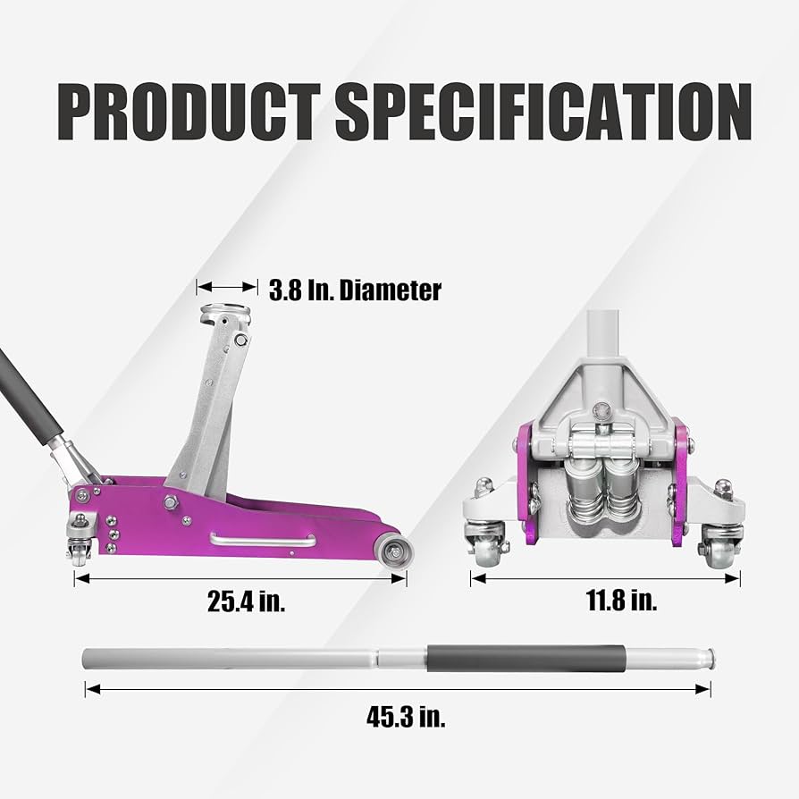 Amazon.com: Torin AT830003XLP Aluminum Floor Jack with Dual Piston