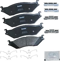 Vista 53 de Pastillas de Freno Delanteras Cerámicas Bendix Priority1 CFC430A para Modelos Selectos INFINITI G35, I30, Nissan 350Z, Altima, Juke, Maxima, Sentra