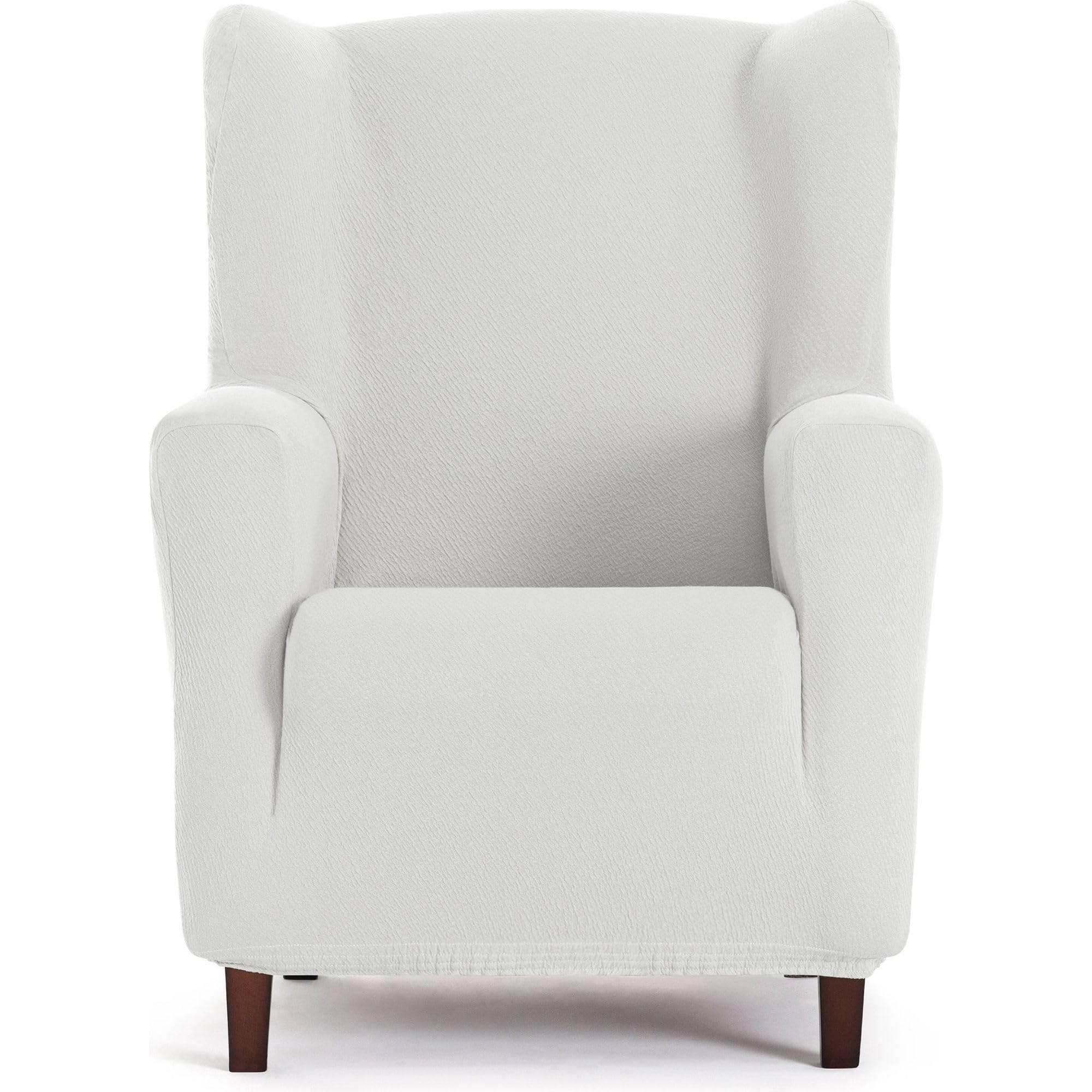 ECOMMERC3 | Bi-elastic Breathable Non-Slip Fit Earmuff Chair Cover – Full Protection Against Wear, Easy to Put on and Take Off, White