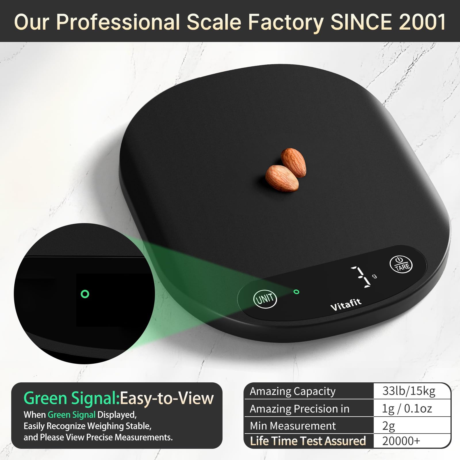 Digital Kitchen Weighing Machine –Gripit High-Precision Food -2