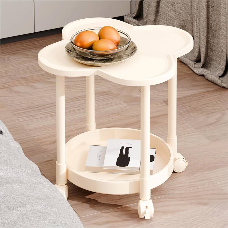 美品　サイドテーブル110✕61Cm高さ38Cm　シンプルでどんなお部屋にも♥ Amazon｜LBFXQ ナイトテーブル サイドテーブル ソファサイド