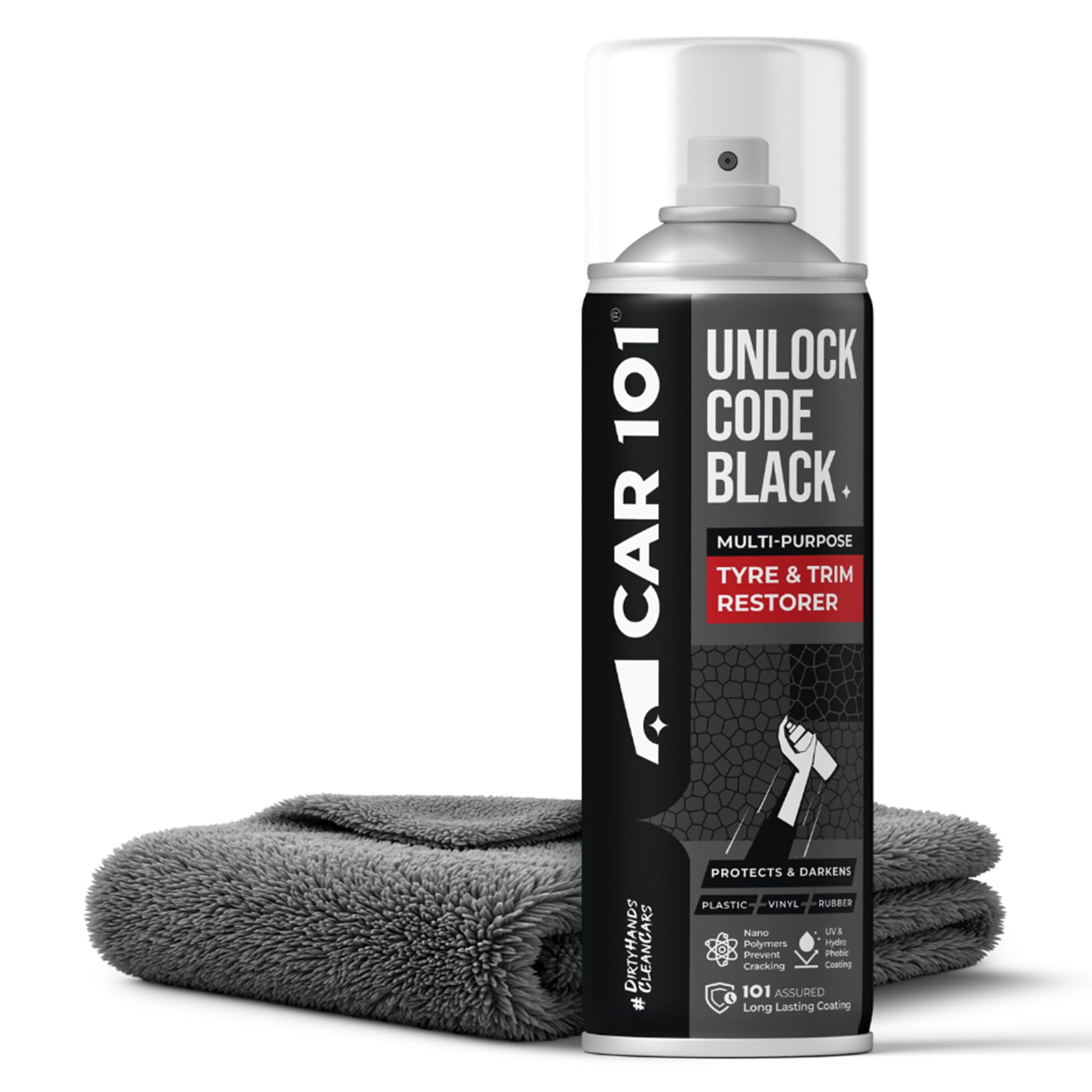CAR101 Tyre & Trim Restorer, Multi-Purpose Protectant for Plastic, Vinyl, Rubber, with UV Protection, Nano Polymers-picture-30