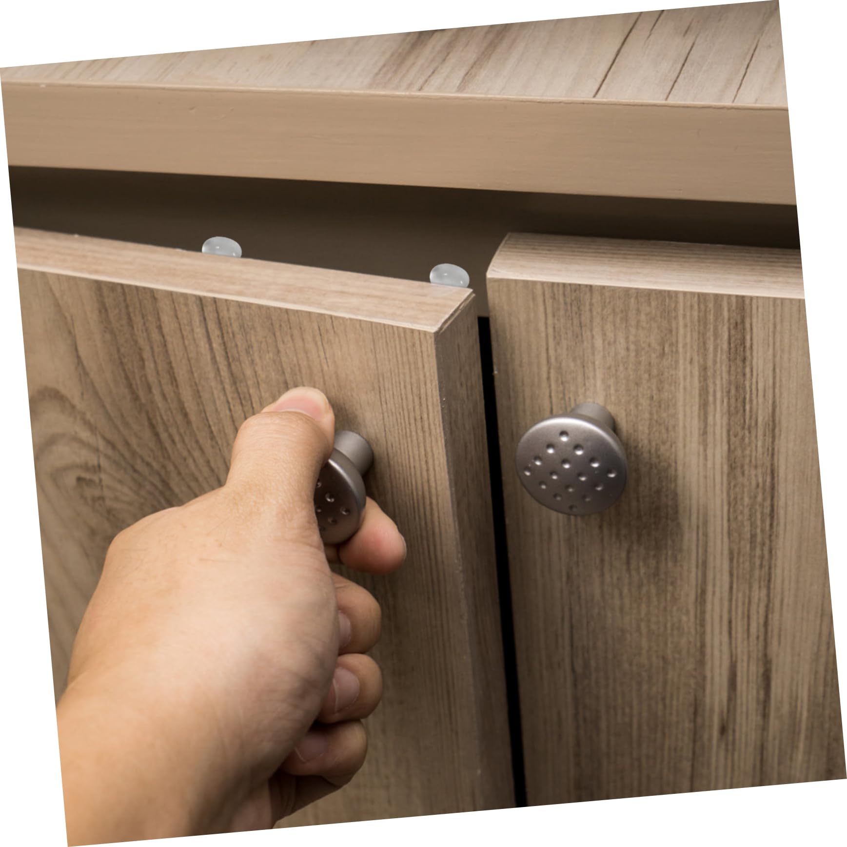 Holibanna Low Vision Bumper Pads 100pcs Self Adhesive Dots Dampening Pads for Cabinet Door Stoppers