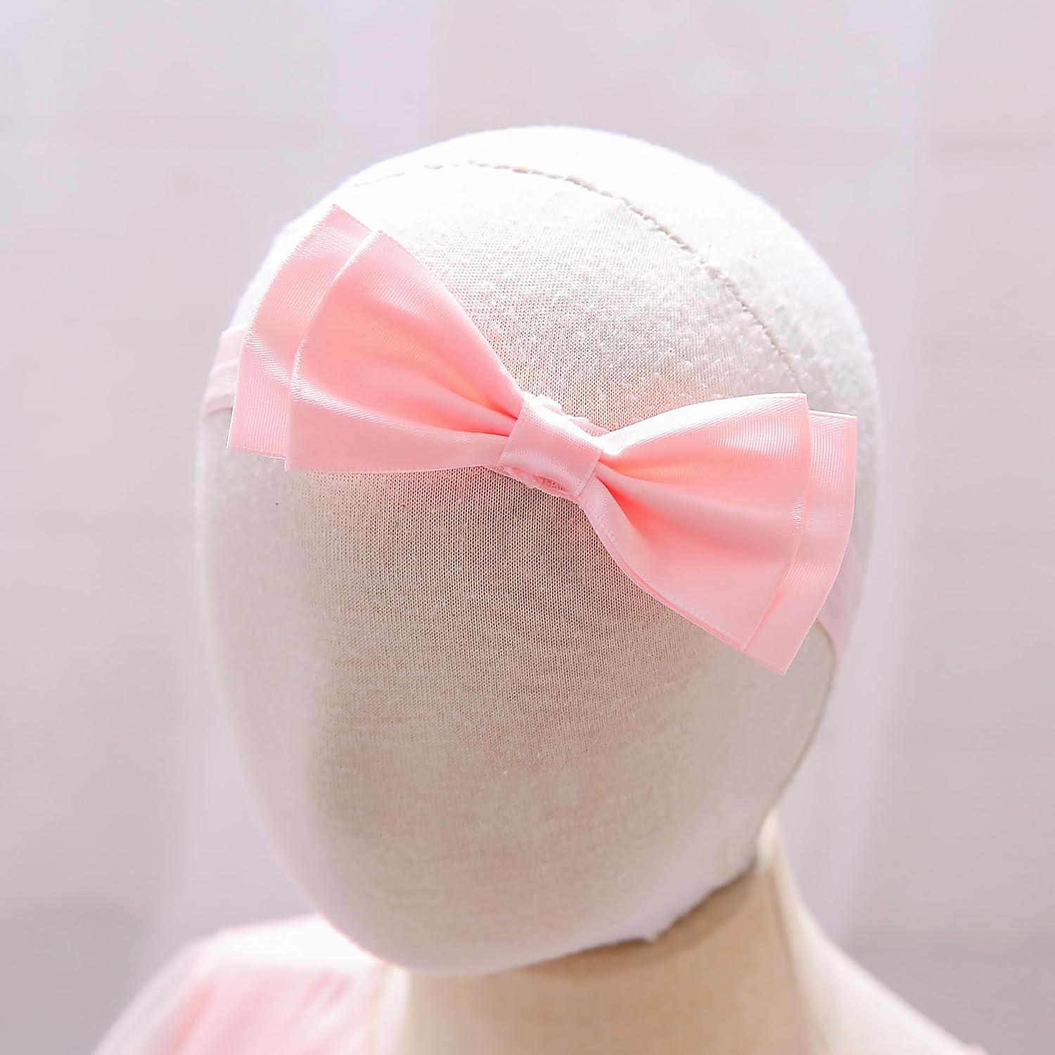 Baby Girl Tulle Dress Flower Design Sleeveless Princess Dress Bowknot Tutu Dresses with Headwear