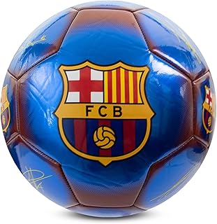 Hy-Pro Balón de fútbol clásico con Licencia Oficial | Metálico, Talla 5, Entrenamiento, Partido, mercancía, Coleccionable para niños y Adultos