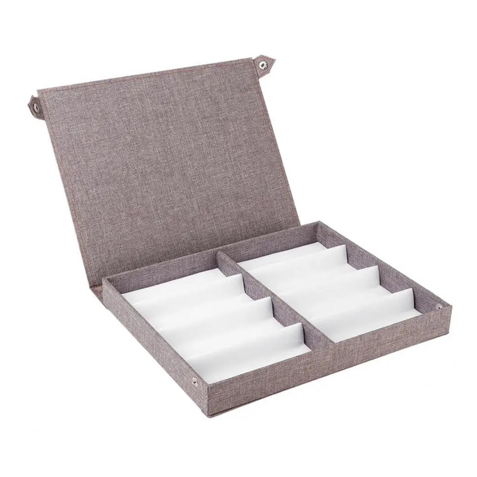 Organizzatore per Occhiali da Sole Scatola porta occhiali con 8 griglie