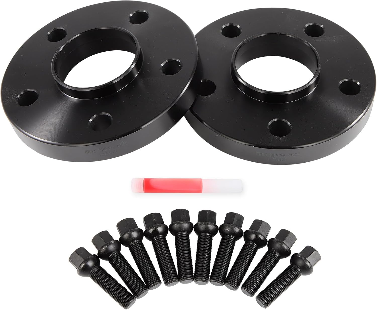 SCITOO 2Pcs 5x112 Wheel Spacers 20mm Bore 66.6mm Studs 14x1.5 5Lug Wheel Spacers Fit for Audi A4 2009-2016,for Audi A4 Quattro 2009-2016,for Audi A5 2008-2016