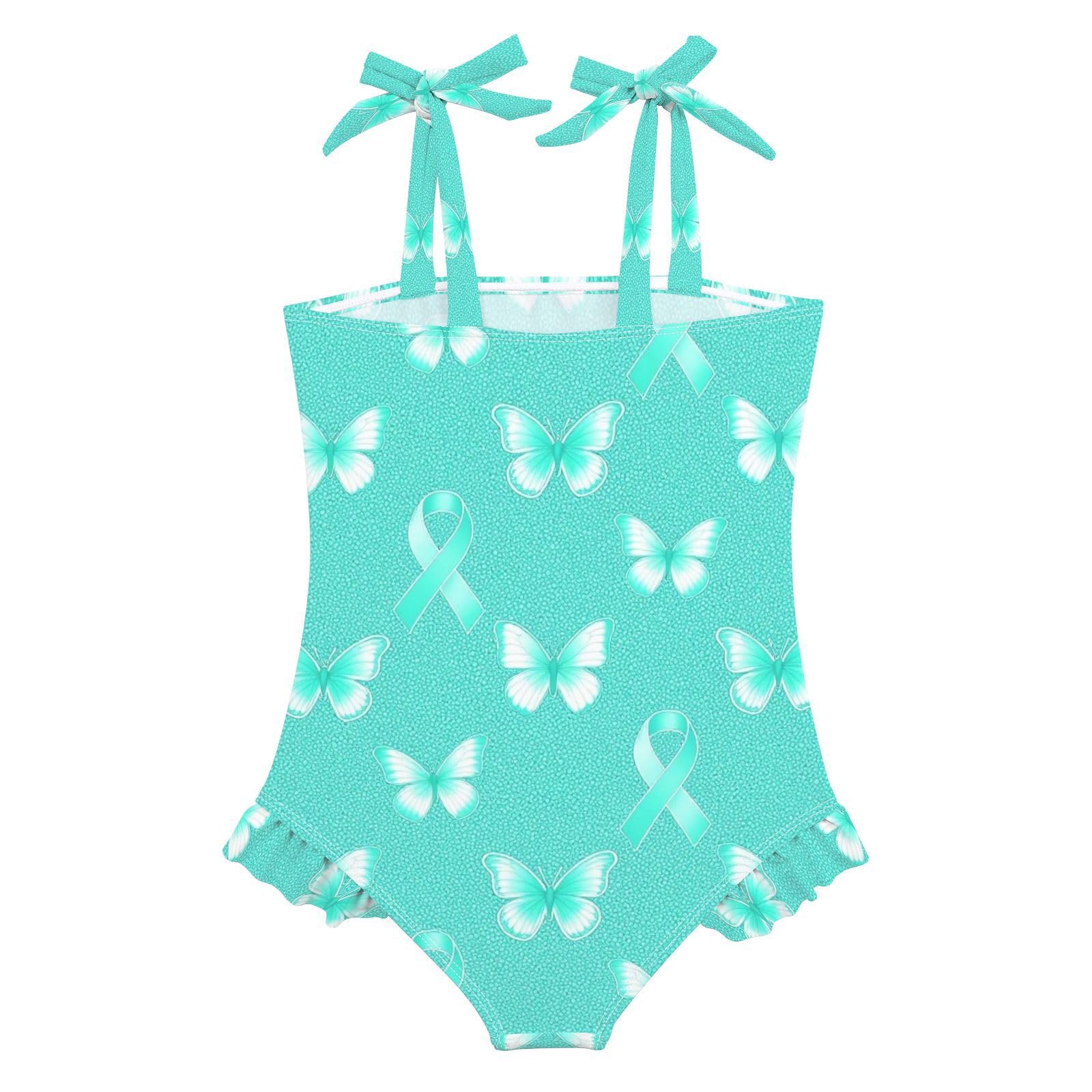 FRODOTGV Costume da bagno intero per ragazze, ad asciugatura rapida, per piscina, spiaggia, surf, per bambine