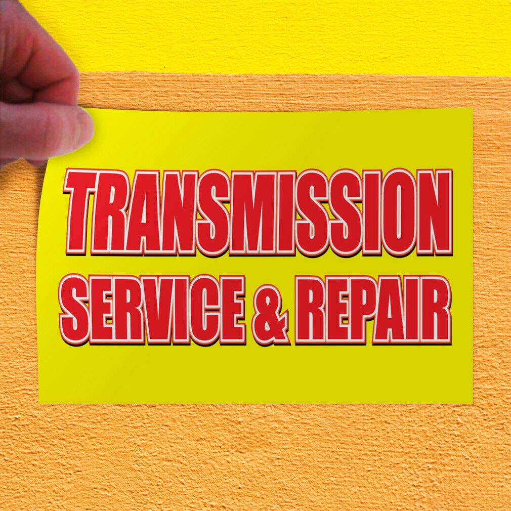 Decal Sticker Transmission Service & Repair Auto Car Vehicle Outdoor Store Sign 8