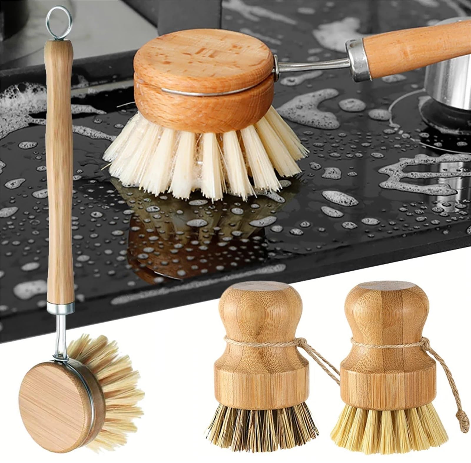 Cepillo de Limpieza Cocina, Platos, ollas, sartenes, Cepillo Lavado for Fregadero para Cocina