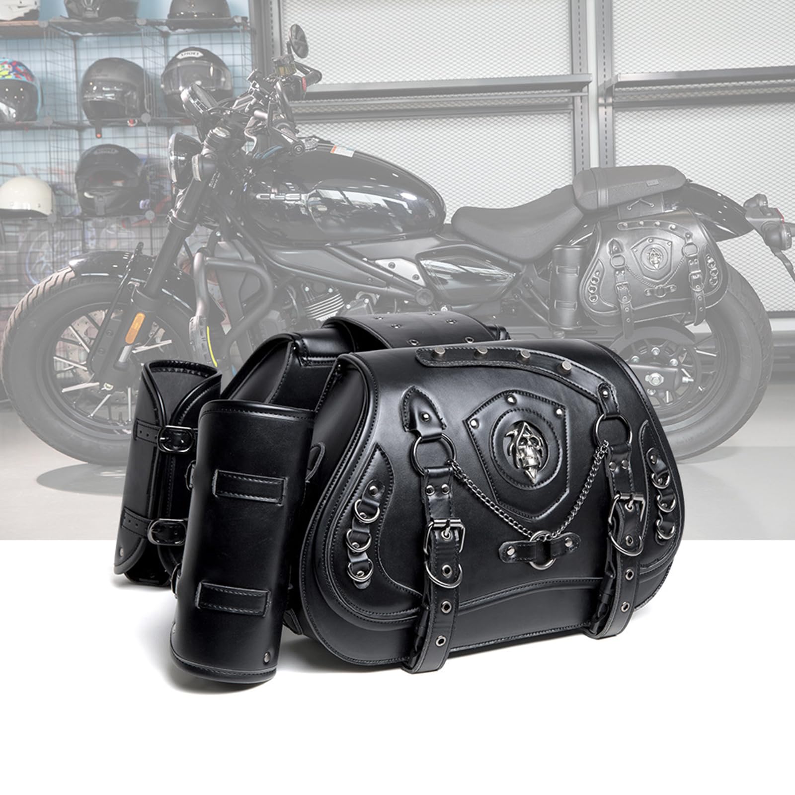 Mode Und Funktionale Motorradbeutel Pendler Ridings Seite Stylish Bike Accessoire Für Kleine Fahrer Stylish Bike Accessoire