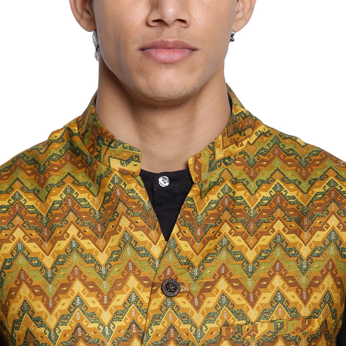 Fabindia Herren Nehru Jacke