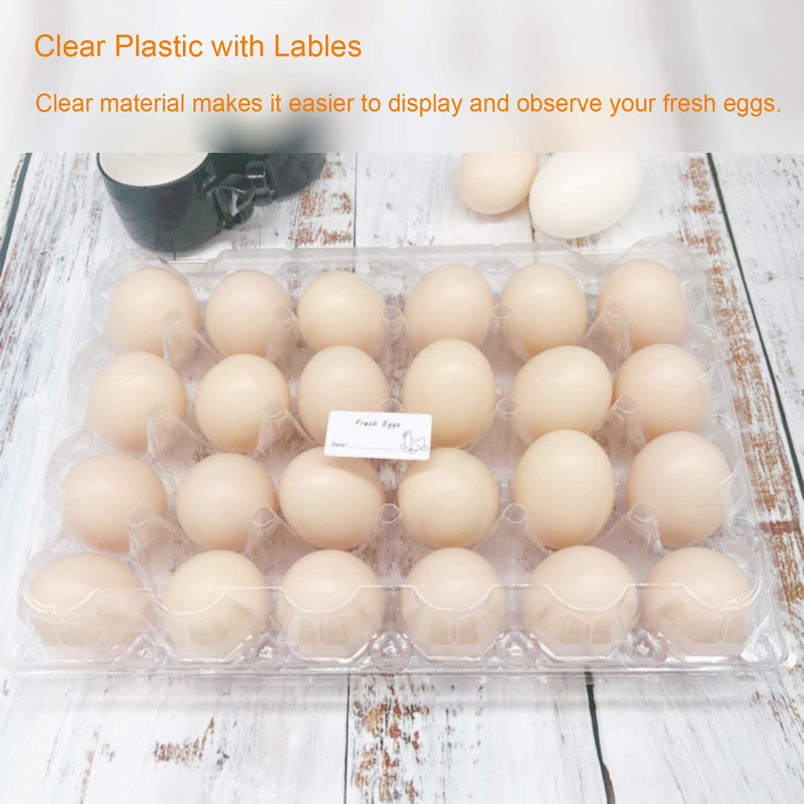 Stromberg's Jumbo Egg Cartons - Bulk Pack Of 200, Blank For Custom Branding, Recyclable