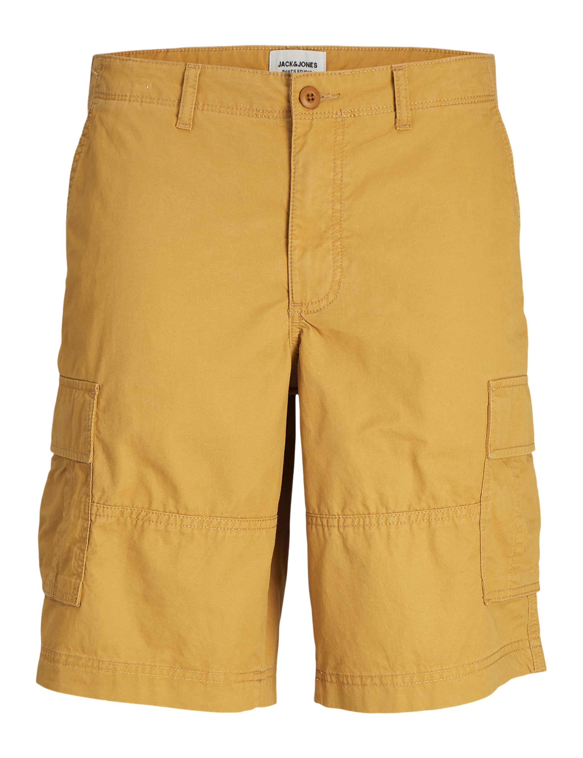 JACK & JONES Men's Jpstcole Jjcampaign Short Cargo Shorts, Honey Mustard, S