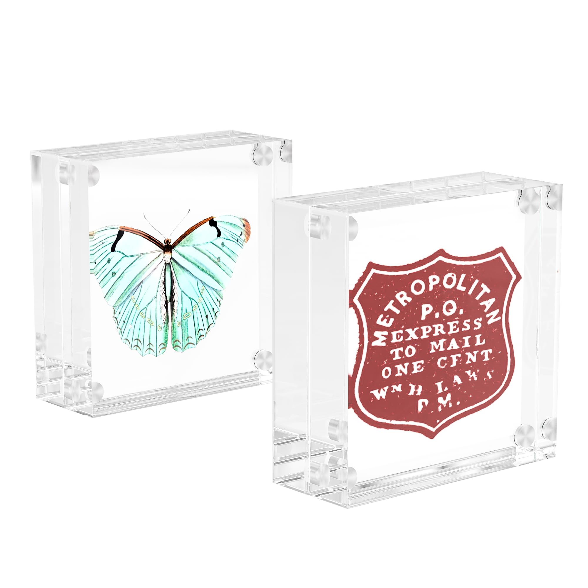 Amazon.com - Hongtuocb Mini Clear Picture Frame 2x2 inch