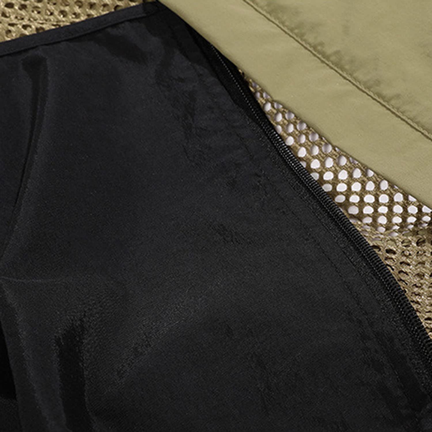 Chaleco Multibolsillos para Hombre Chaleco Exterior Transpirable Secado Rápido Chaqueta Sin Mangas Casual para La Fotografía Pesca Camping Viajes