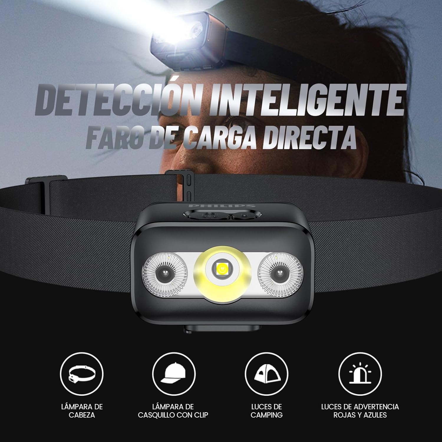 PHILIPS SFL3153 Headlamp with smart detection feature