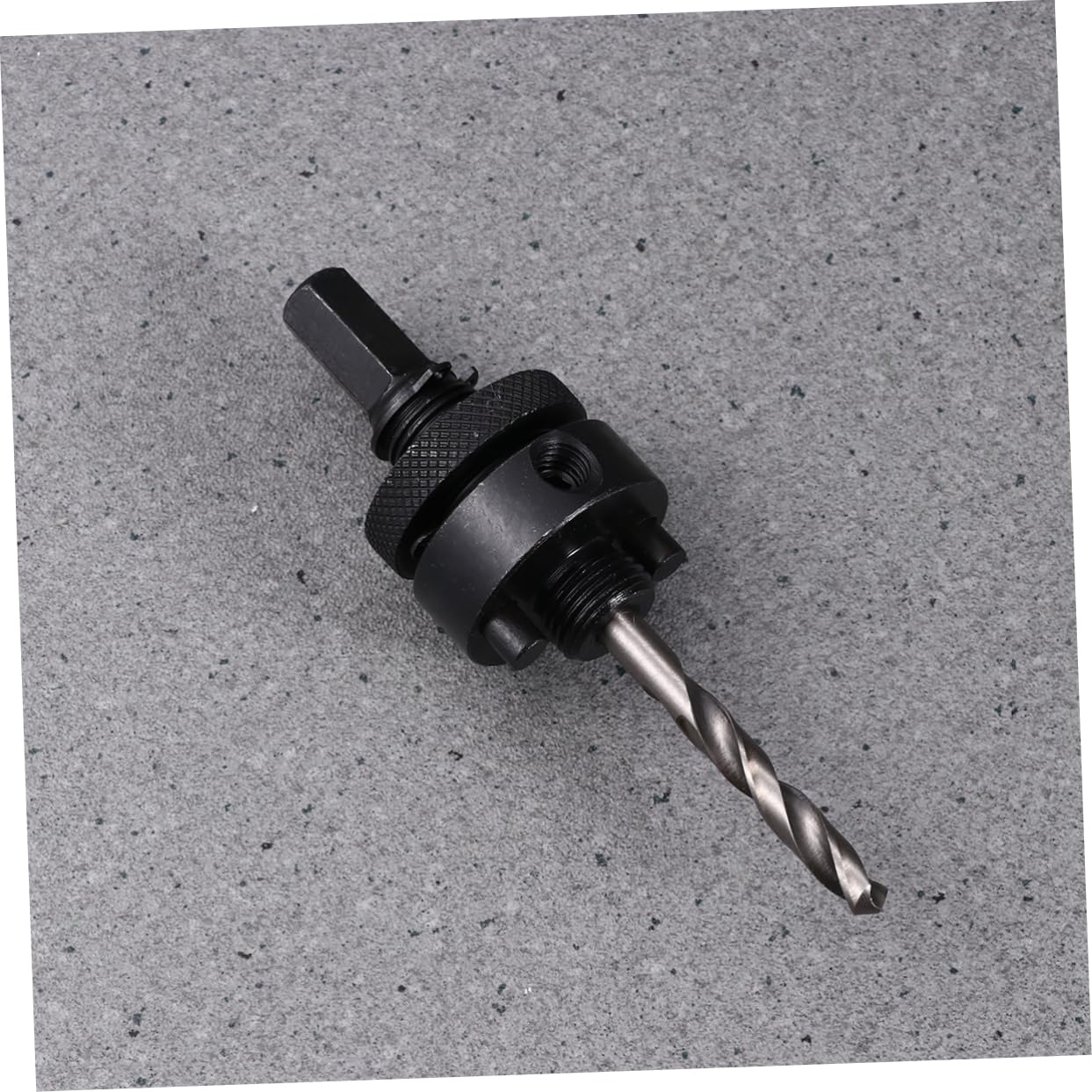 Housoutil Metal Mandrel Hole Arbor 38-114mm Handle 3 Drill Bits Cut Stainless Steel Plasterboard Wood