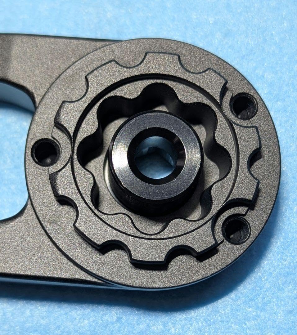 BB付属)EVOSID cyber クランクアームセット ブラック 170mm BB付属