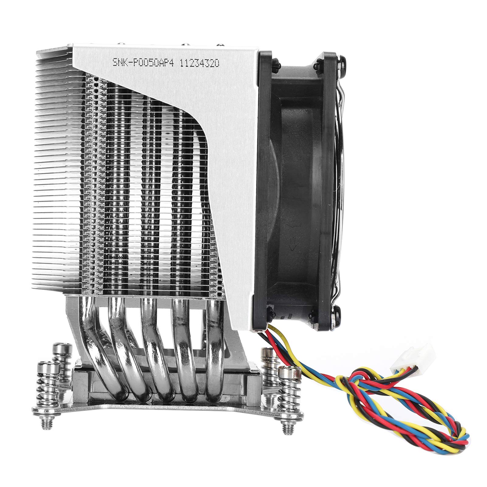 Kit di Raffreddamento con Ventola di Raffreddamento CPU 4U LGA 2011, Supporta la Serie IntelE5-1600/E5-2600, Riduce la Temperatura della CPU con Ventola da 3800 giri/