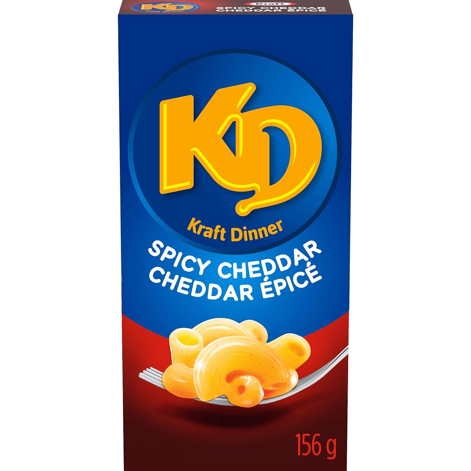 Kraft Dinner Spicy Cheddar Macaroni & Cheese, 156g (Pack
