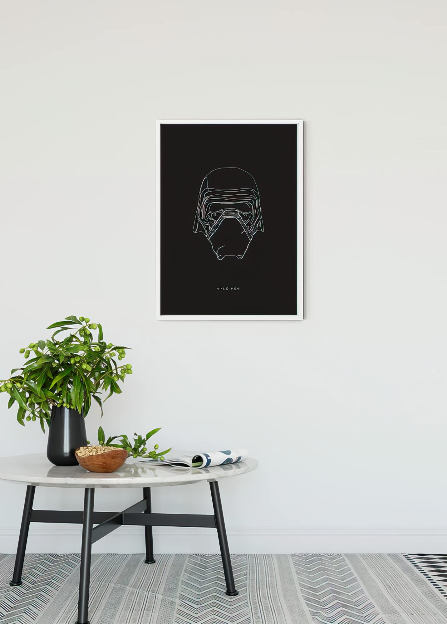 Komar Wandbild Star Wars Kylo Ren | Dark Side Motiv | 50x70 Cm Kunstdruck | Made In Germany | Hohe Qualität, Lichtbeständig