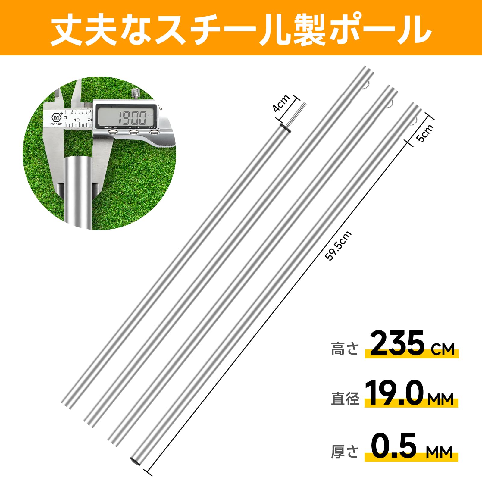 Amazon | ヘキサタープ 防水タープ タープ 天幕 シェード 3X4.5m
