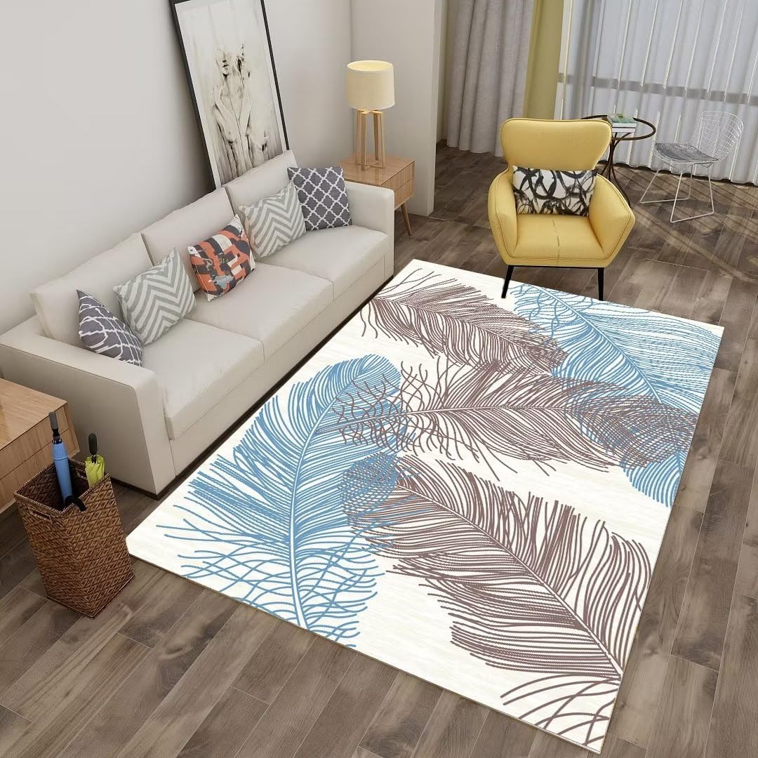 Tapis anti-acariens bleu ciel 120x160 pour restaurant