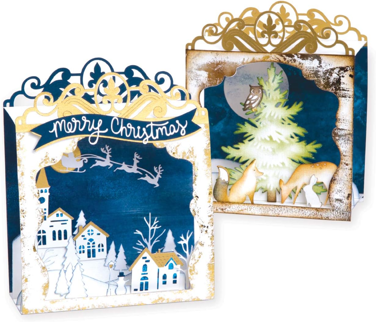 Amazon.co.jp Sizzix Thinlits Dies By Katelyn Lizardi 2/PkgHoliday