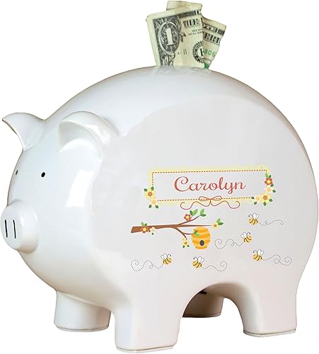 Hucha personalizada de abejas de miel