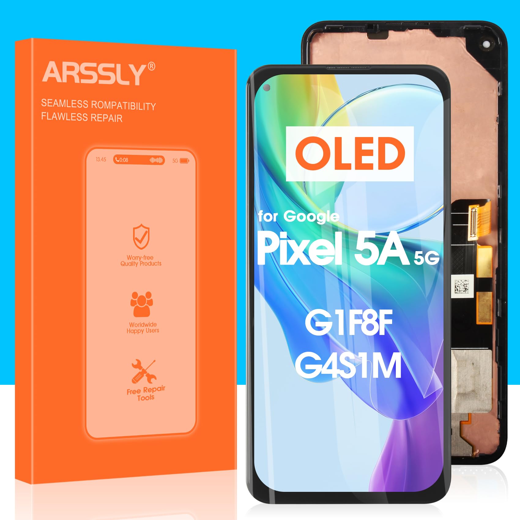 Amazon.com: OLED for Google Pixel 5A 5G LCD Screen Replacement 