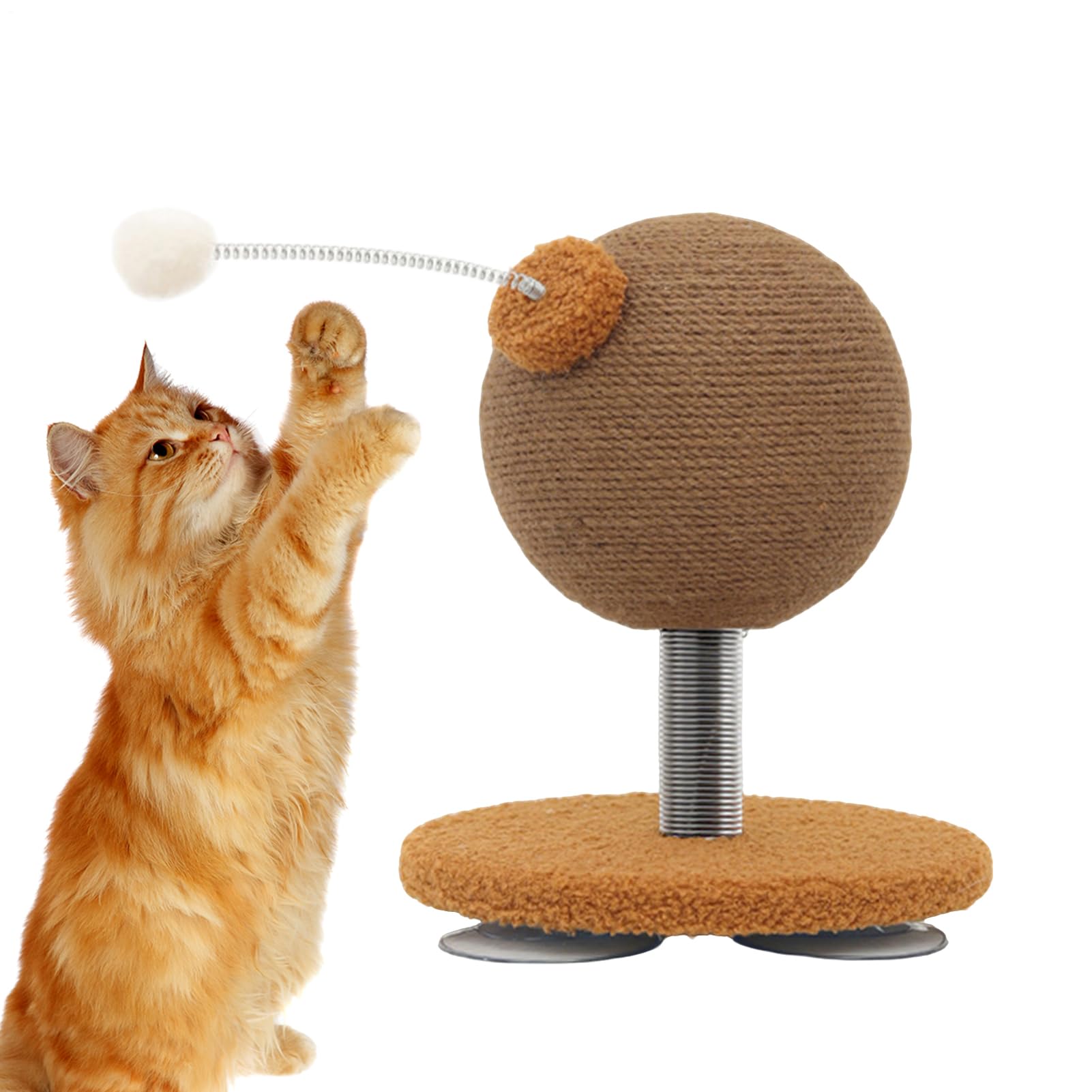 Boule à griffoir pour chat pour l'enrichissement dans votre salon
