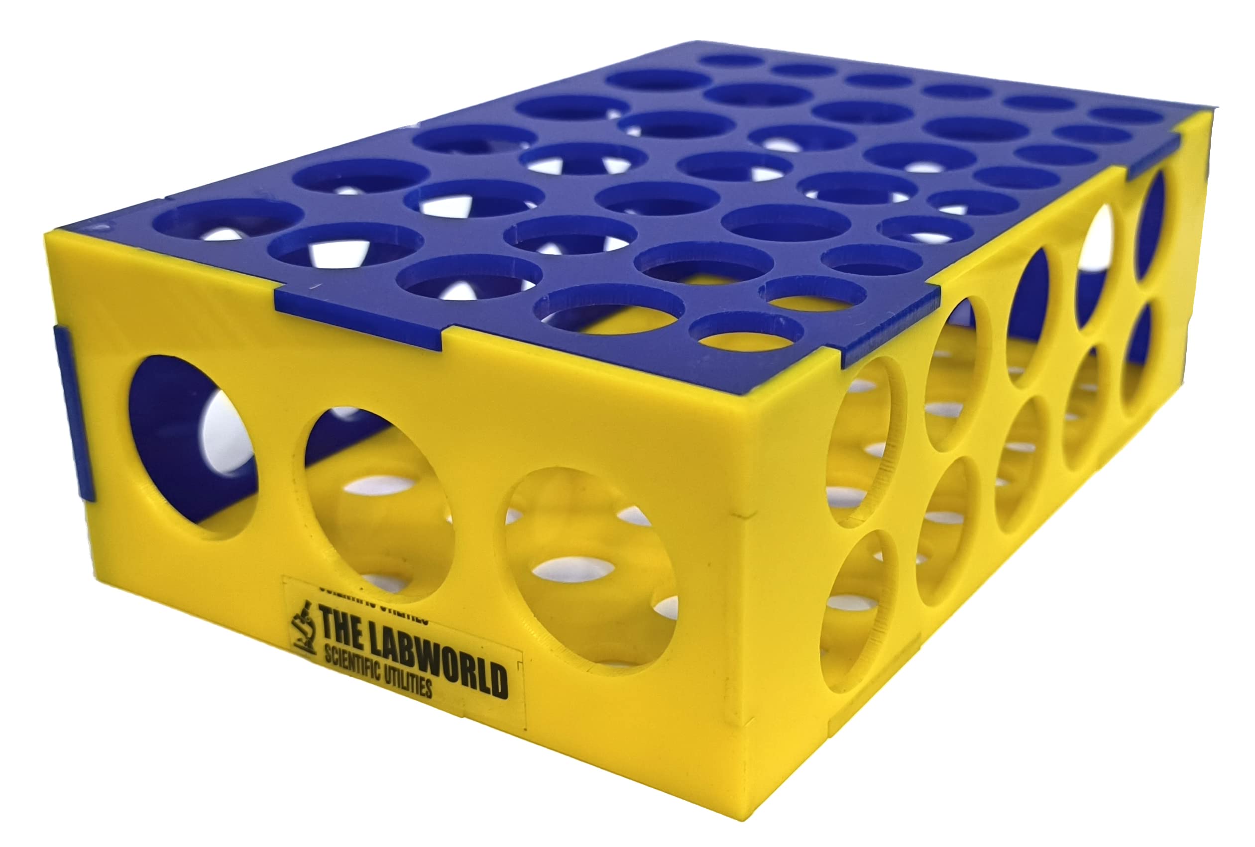 Labworld Multipurpose Test Tube Stand Holder 48 holes for 12x125mm,16x150mm,18x150mm,etc Glassware Labware (1)-image-11
