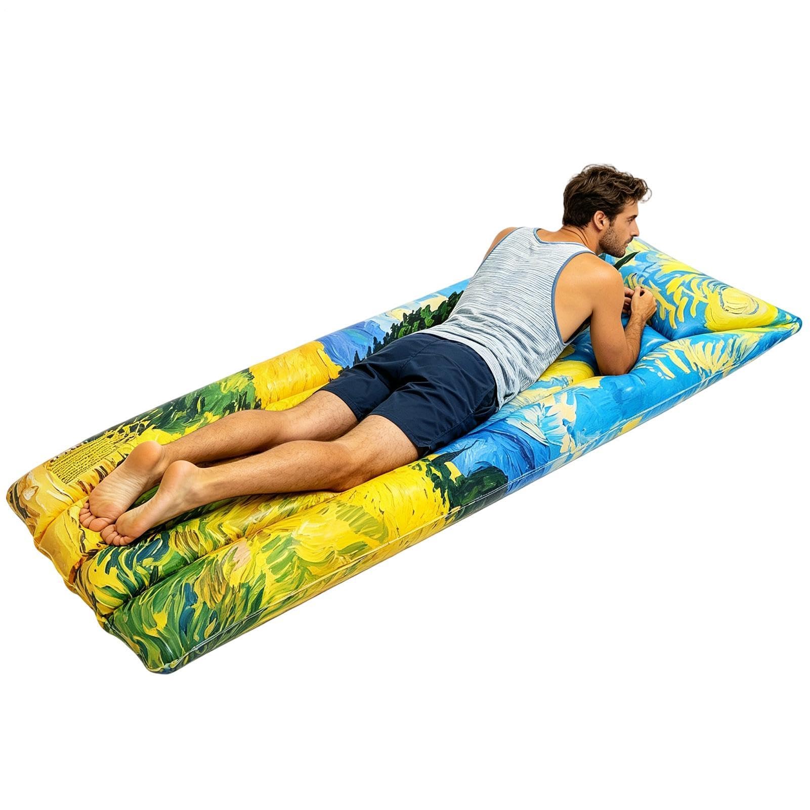 Generico Flotteurs pour piscine | Coussins hamac flottants pliables et portables | Hamac gonflable de piscine | pour extérieur intérieur camping voyage plage lac été femmes hommes