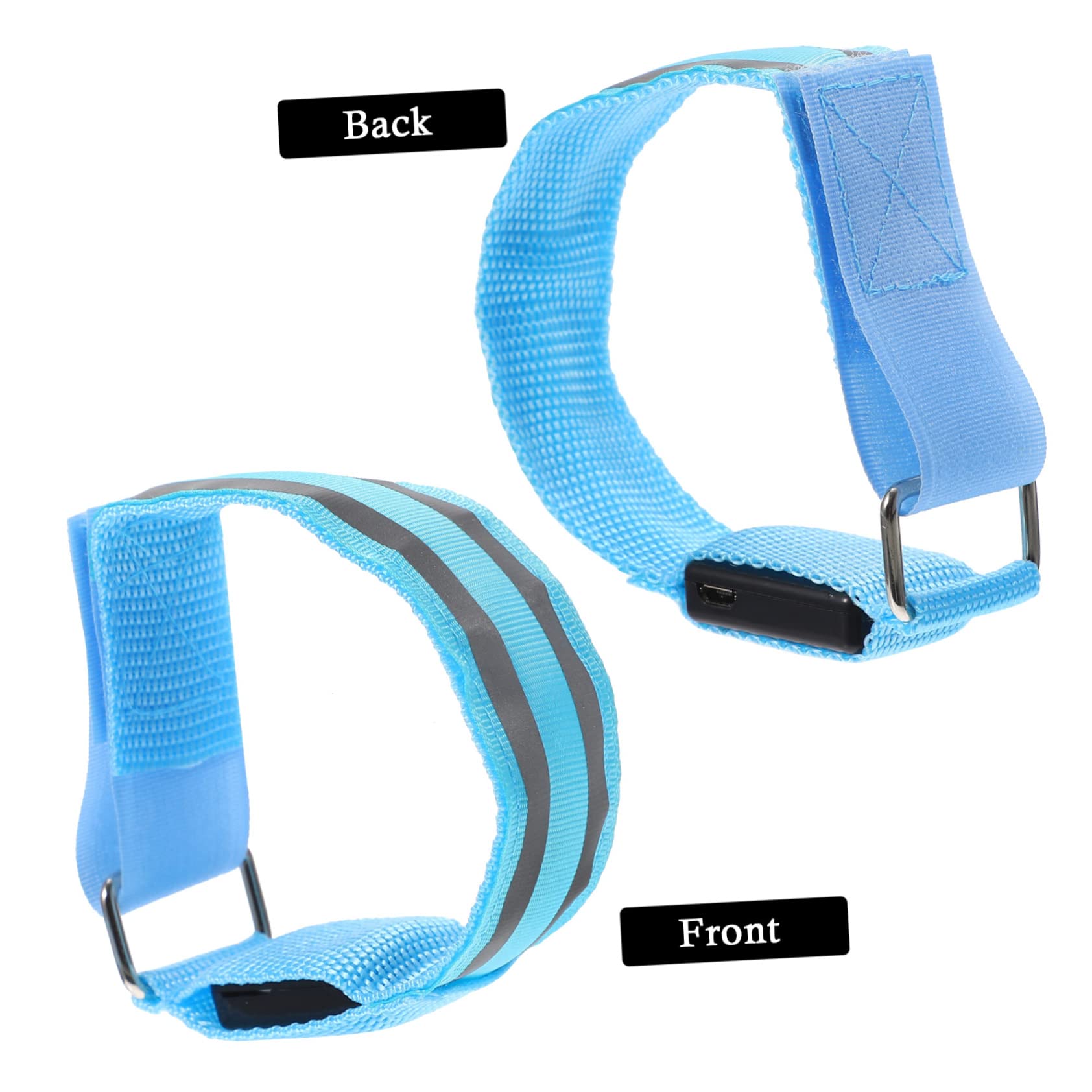Yardwe Bracelets Lumineux avec De LED Équipement Électronique De Course Sport De Course De Nuit 4 Pièces