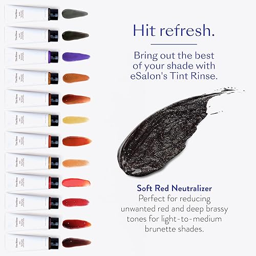 Miniatura 10 de eSalon Tinte Rinse - Tratamiento para estimular y equilibrar el color del cabello, 3.9 onzas líquidas, enjuague de color, revive el color del