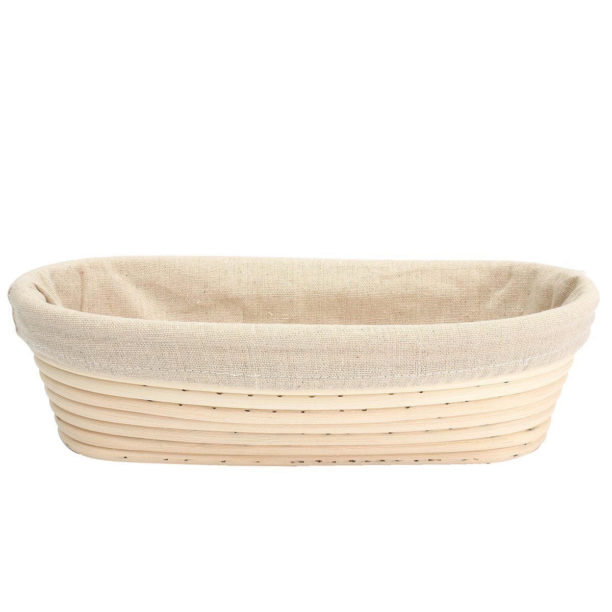 28cm Brotform banneton ratán Cesta Oval Larga Masa de Pan de Prueba de hogaza