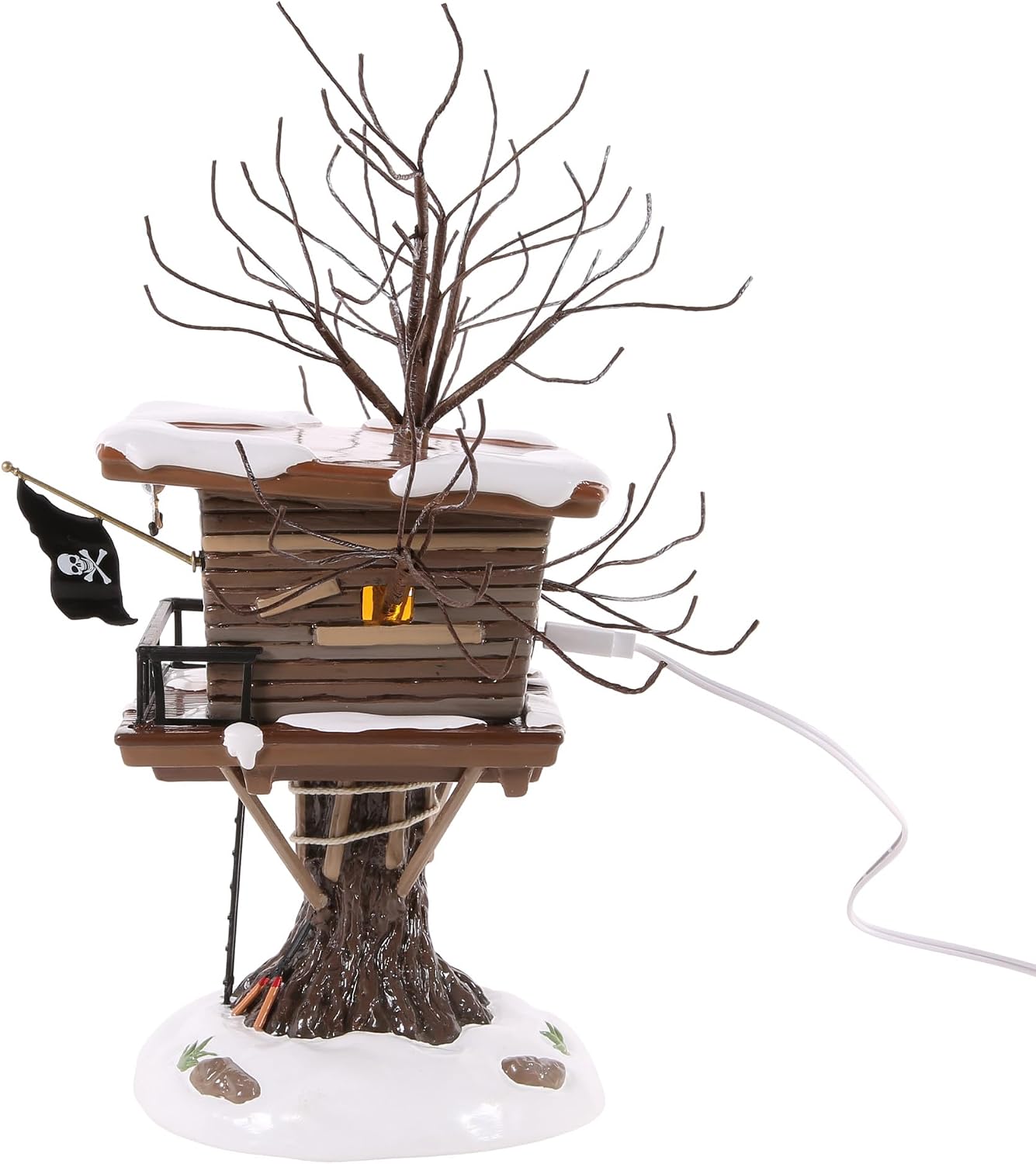 Department 56 The Original Snow Village Home Alone Kevin's Tree House Light Up Building, 10.43 Inch, Multicolor