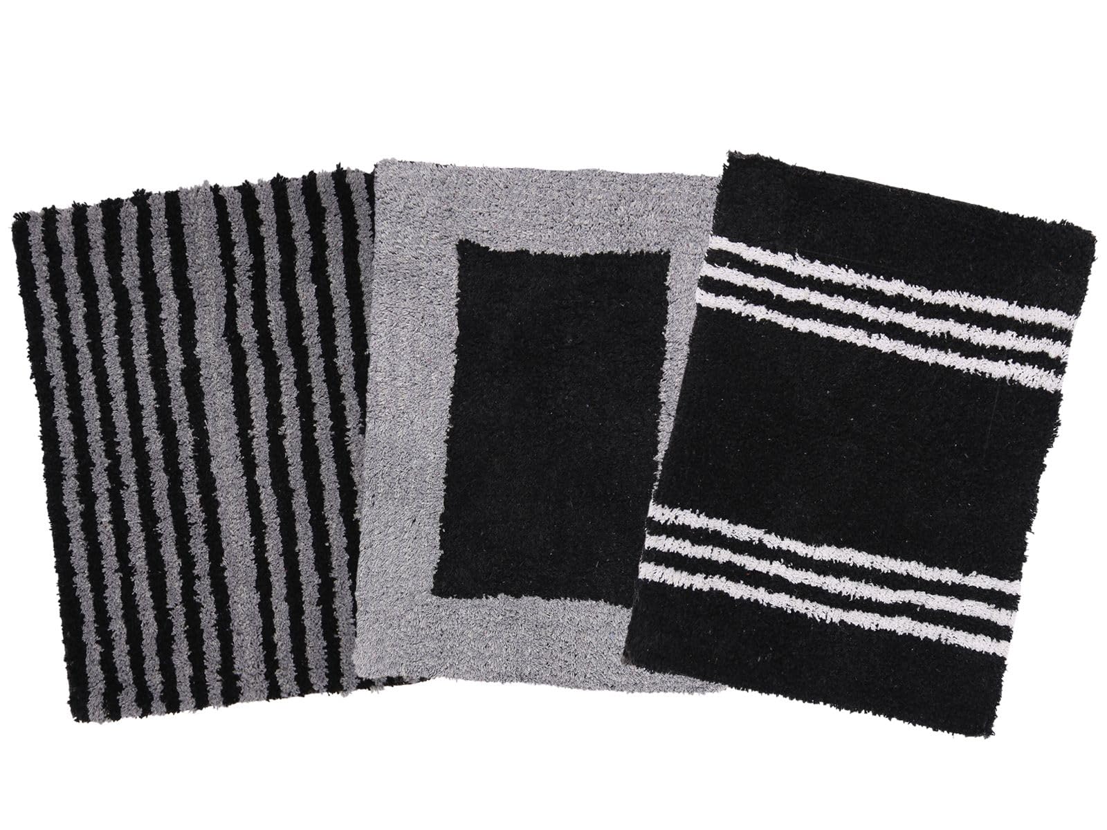 AAZEEM Absorbent Door Mat for Indoor Entrancex Non Slip Mat for Front Door Entryway, Soft Cotton Home. Hotel Balcony Floor Carpet, Floor Mats for Home, KitchenFloor Door Mat |Pack of 3 -(55x35cm)-image-30
