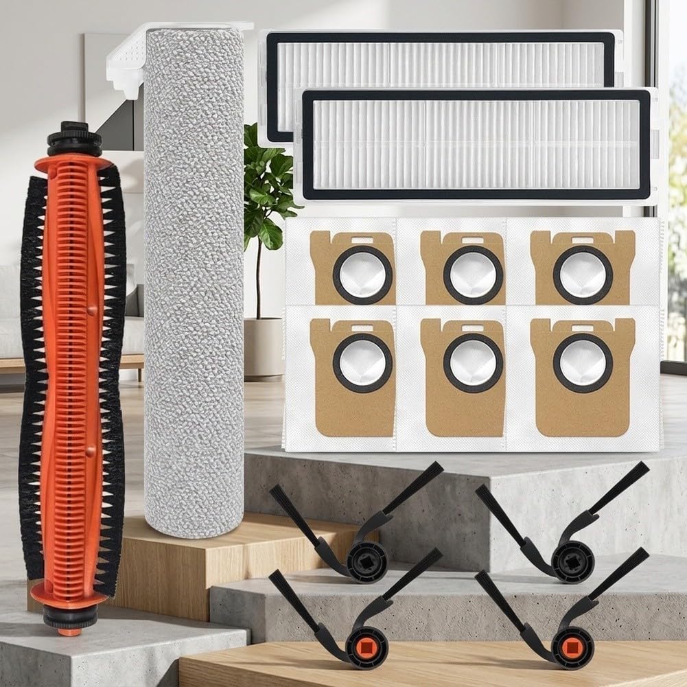 Nylon Borsten Seitenbürsten Ersatz für xiaomi Vacuum 6 PV32CN(B)