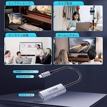 Amazon.co.jp: GUERMOK キャプチャーボード USB3.0 HDMI to USB