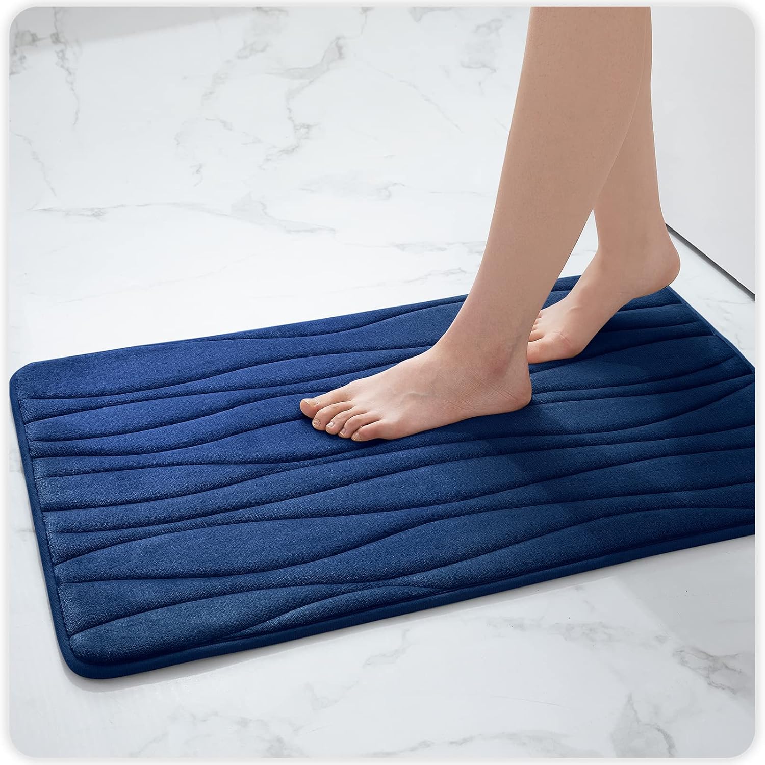 Buganda Memory Foam Bathroom Rugs Runner, Extra Soft, Plush